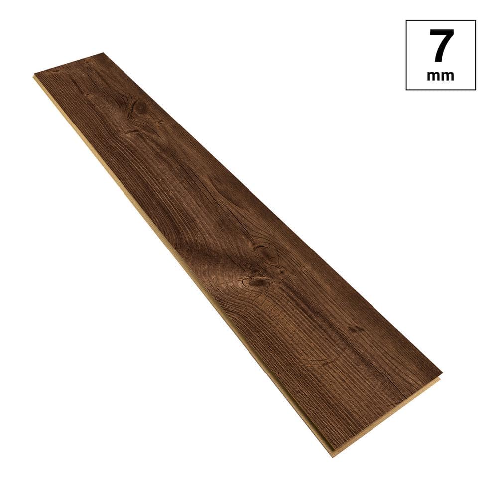 Woodberry Oak 7 mm T x 8 in. W Laminate Wood Flooring (23.91 sq. ft./case)