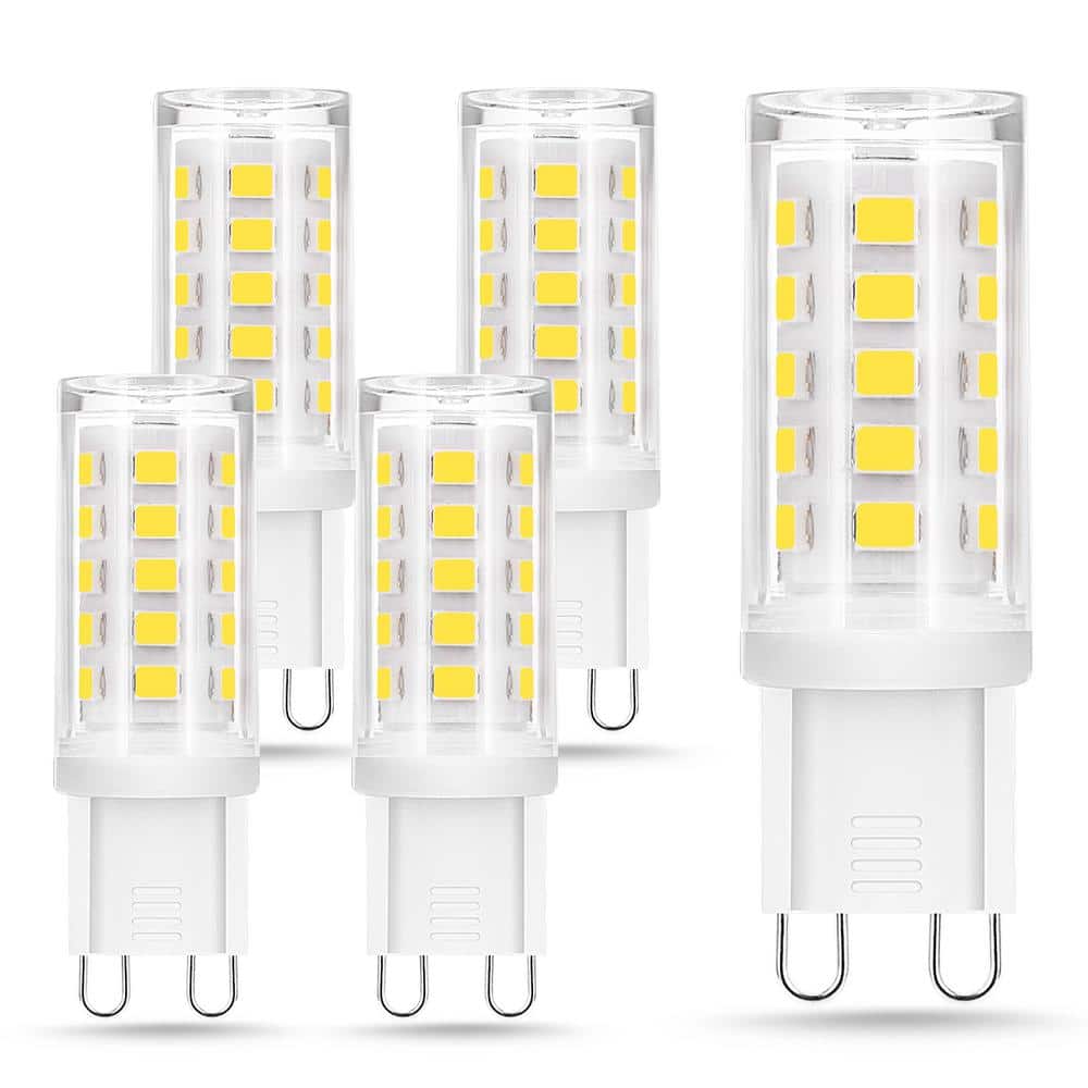 40-Watt Equivalent Non-Dimmable G9 LED Light Bulb in Daylight 6000K (5-Pack)