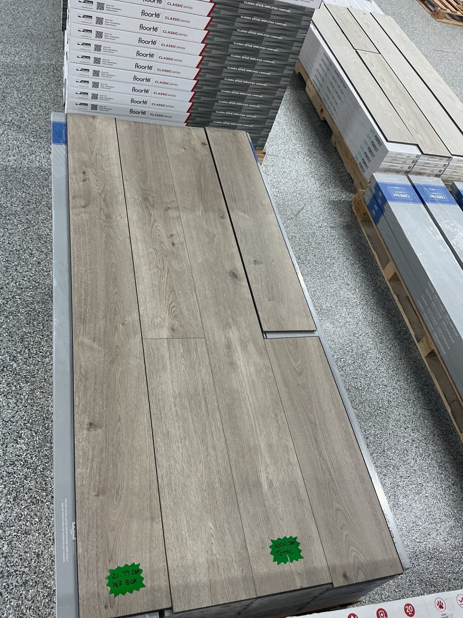 COREtec Advanced Waterproof Vinyl Plank Flooring – Color 07017 (UV67507017) - Stu's Home Improvement Outlet