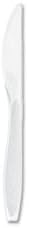 SOLO Impress Heavyweight Full - Length Polystyrene Cutlery, Knife, White, 100/Box - Stu's Home Improvement Outlet