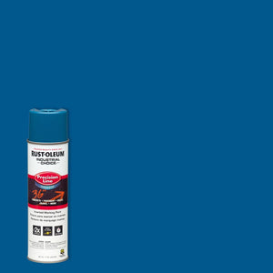 Rust - Oleum Industrial Choice Caution Blue Inverted Marking Paint 17 oz - Stu's Home Improvement Outlet
