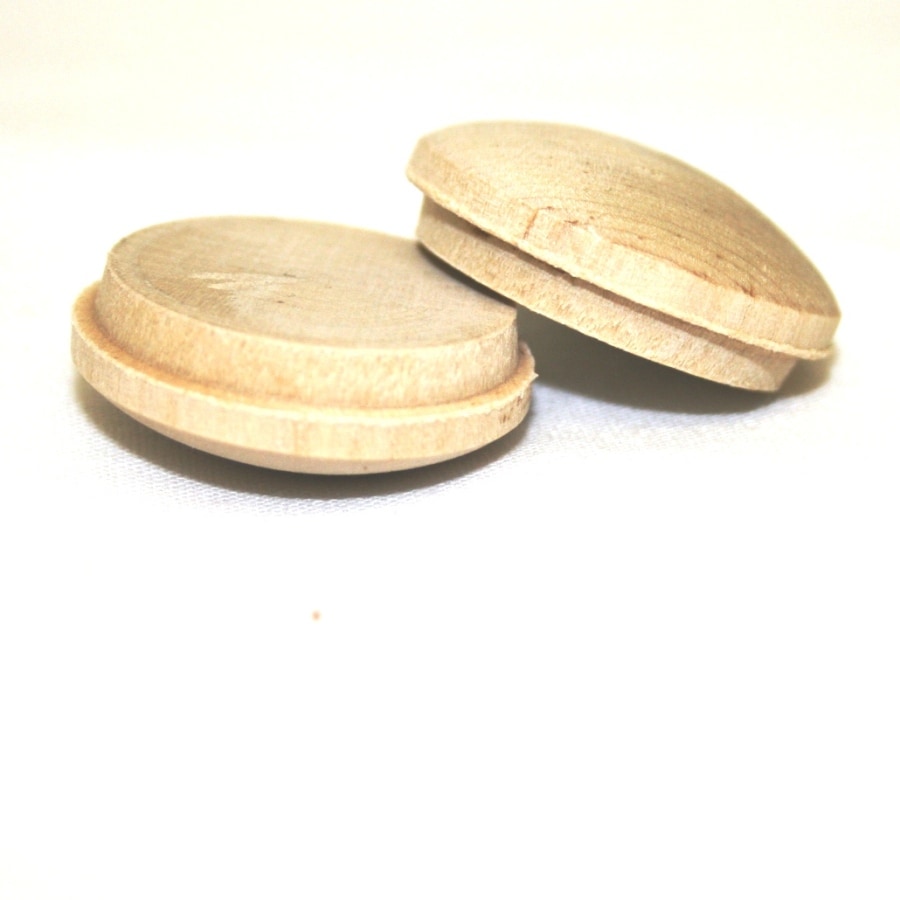 Madison Mill 6-Pack 1 x 1 Poplar Wood Button Plug