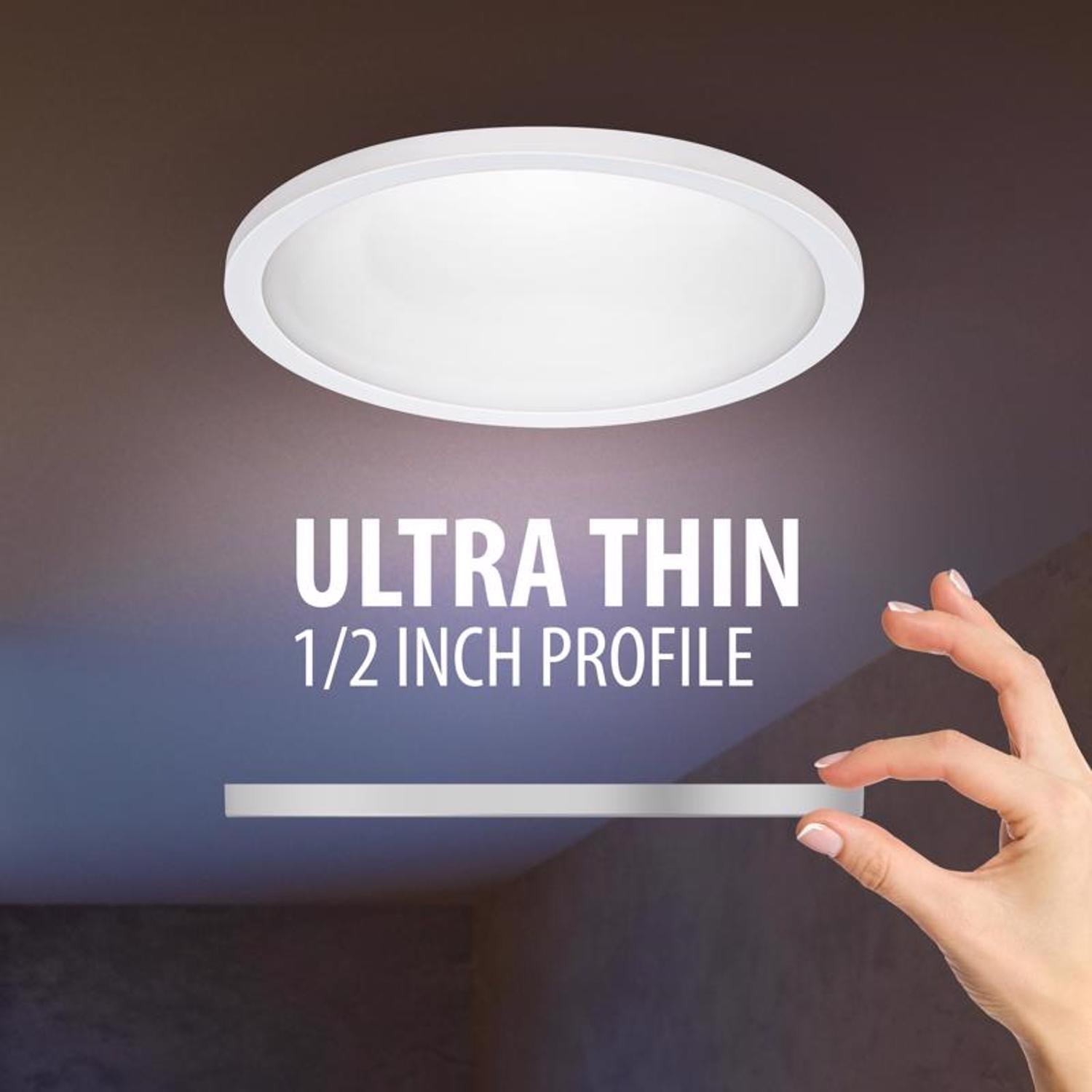 Feit EDGELIT Frost Warm White 7.5 in. W Aluminum LED Retrofit Recessed Lighting 10.5 W - Stu's Home Improvement Outlet
