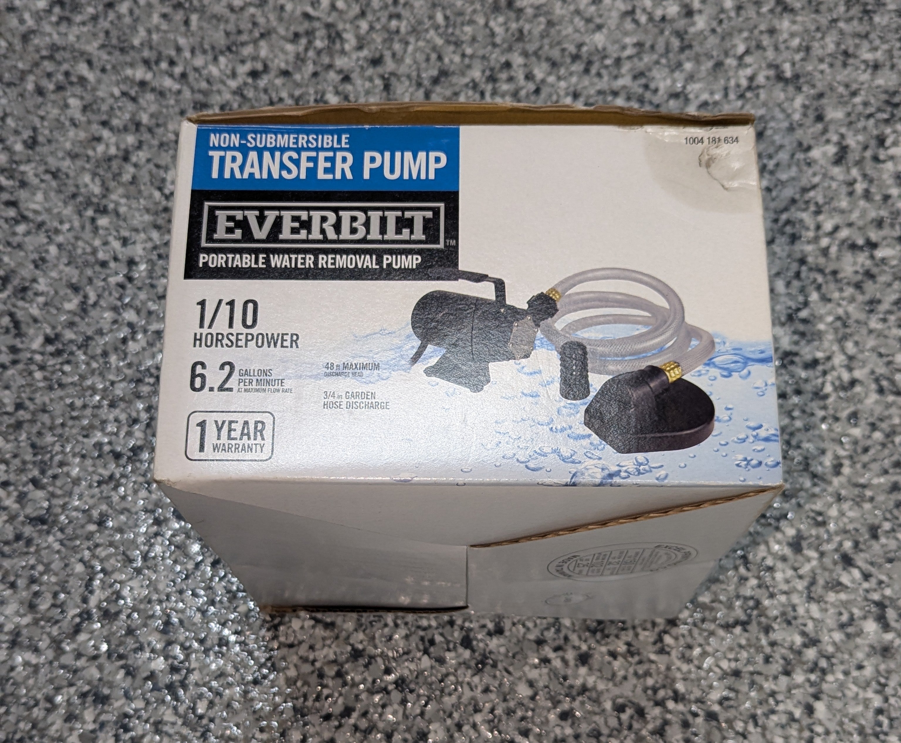 Everbilt 1/10 hp. Transfer Pump