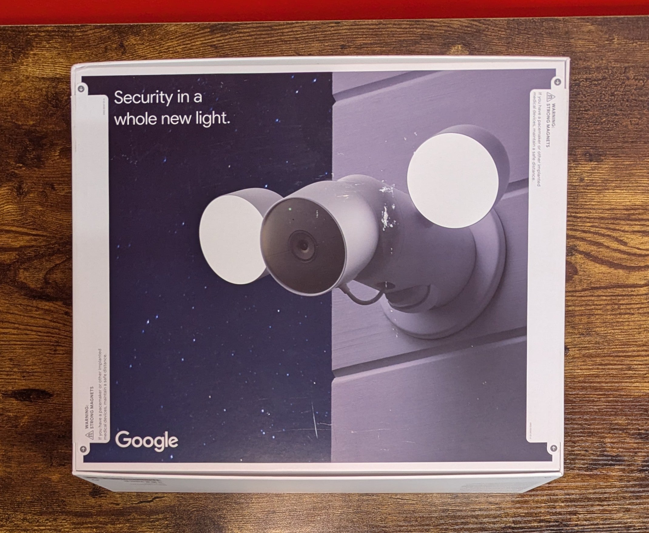Google Nest Cam with Floodlight - Outdoor Wired Smart Security Camera