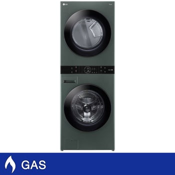 LG WashTower Single Unit GAS with Center Control 4.5 cu. ft. Front Load Washer and 7.4 cu. ft. Dryer