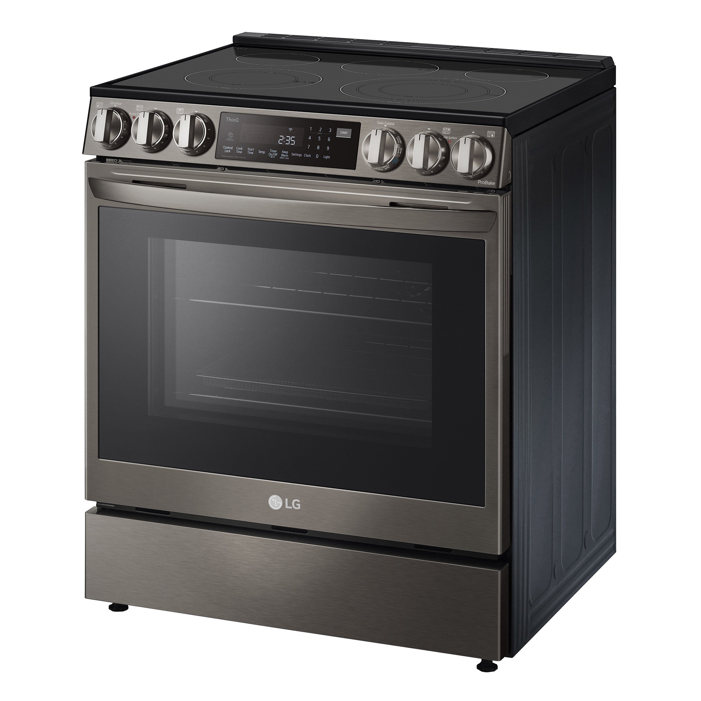 LG 6.3 cu. ft. Smart Wi-Fi Enabled InstaView ELECTRIC Slide-In Range with ProBake Convection and Air Fry