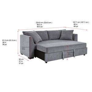 Thomasville Marion Fabric Convertible Sofa - Stu's Home Improvement Outlet