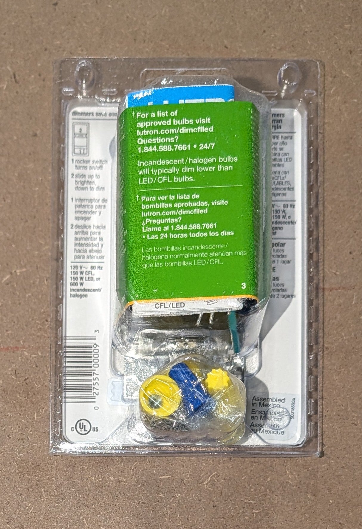 Skylark Contour LED+ Dimmer Switch for LED and Incandescent Bulbs, 150 - Watt/Single - Pole or 3 - Way, Ivory (CTCL - 153PDH - IV) - Stu's Home Improvement Outlet