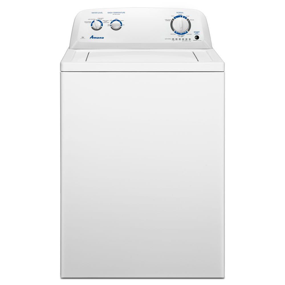 Amana 3.5 - cu ft Agitator Top - Load Washer (White) (NTW4516FW) - Stu's Home Improvement Outlet