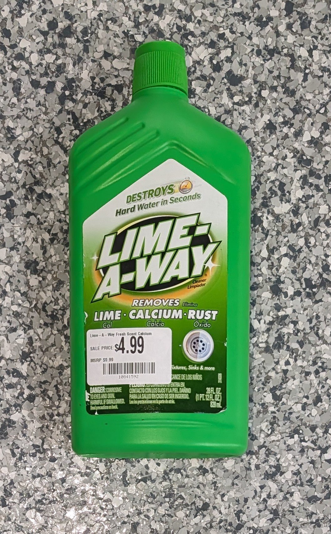 Lime - A - Way Fresh Scent Calcium Rust and Lime Remover 28 oz Liquid - Stu's Home Improvement Outlet