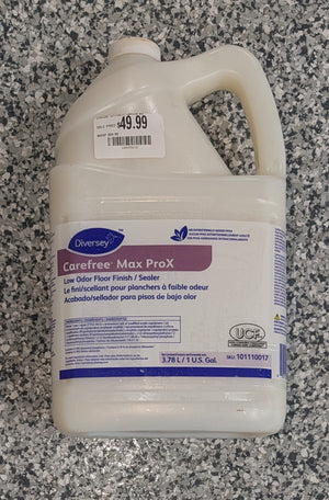 Diversey 101110017 Carefree Max ProX Low Odor Floor Finish 1 Gallon - Stu's Home Improvement Outlet