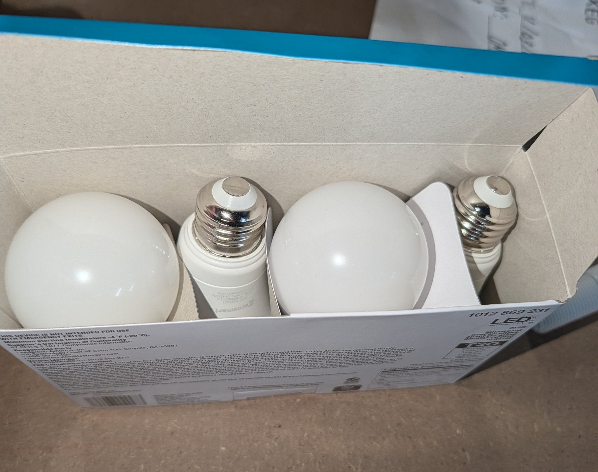 60 - Watt Equivalent A19 Dimmable LED Light Bulb with Selectable Color Temperature (4 - Pack) - Stu's Home Improvement Outlet