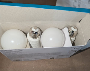 60 - Watt Equivalent A19 Dimmable LED Light Bulb with Selectable Color Temperature (4 - Pack) - Stu's Home Improvement Outlet