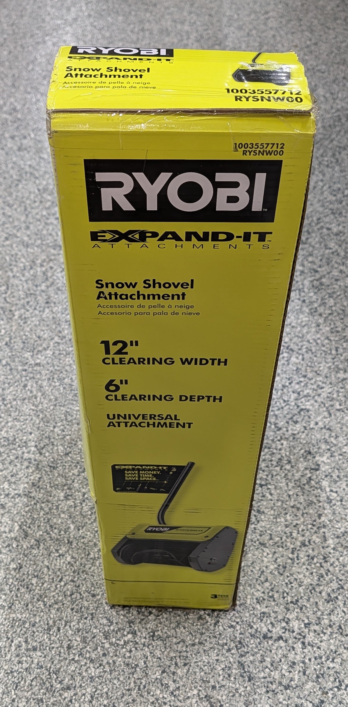 RYOBI Expand-It 12 in. Snow Shovel