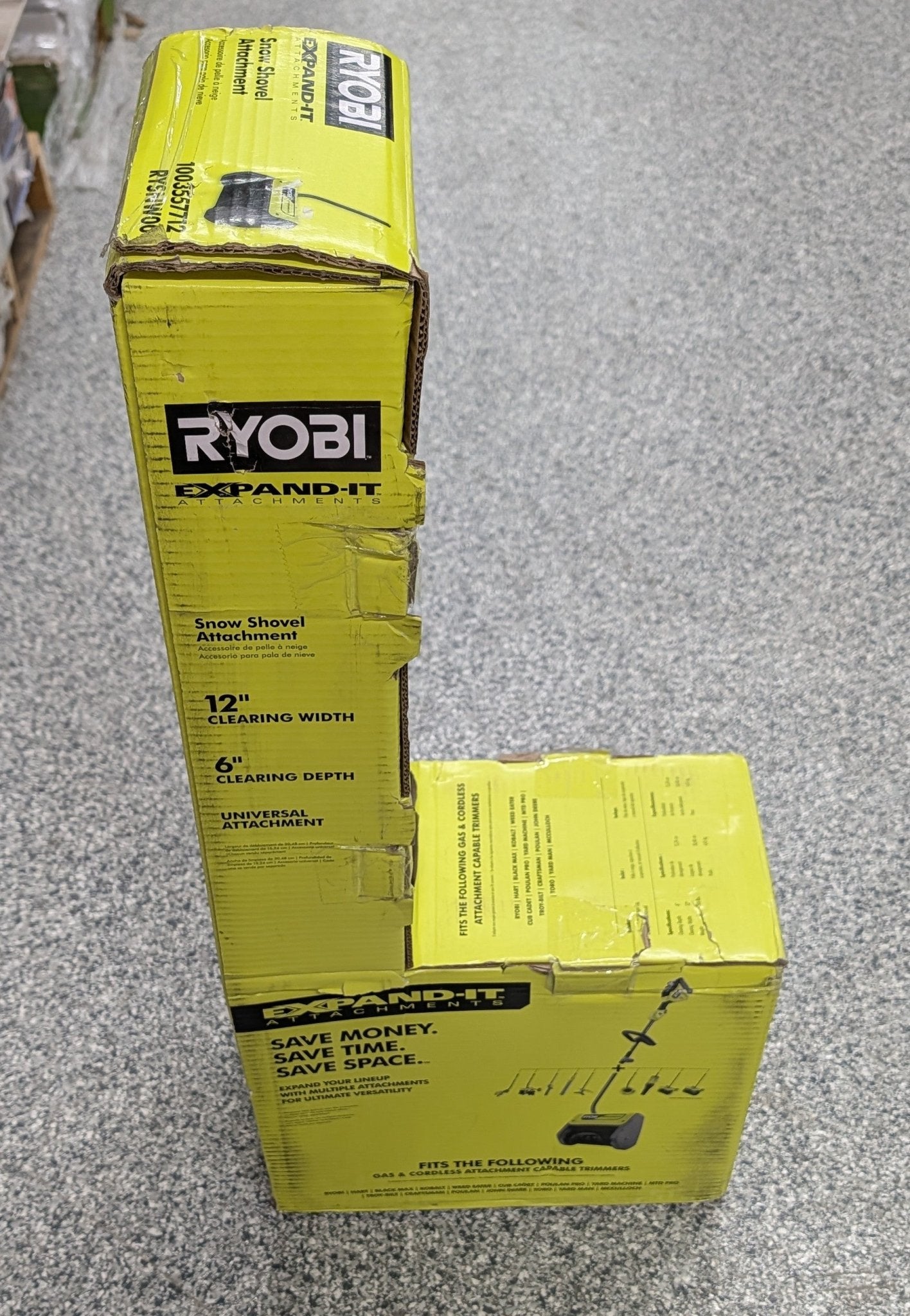 RYOBI Expand - It 12 in. Snow Shovel - Stu's Home Improvement Outlet