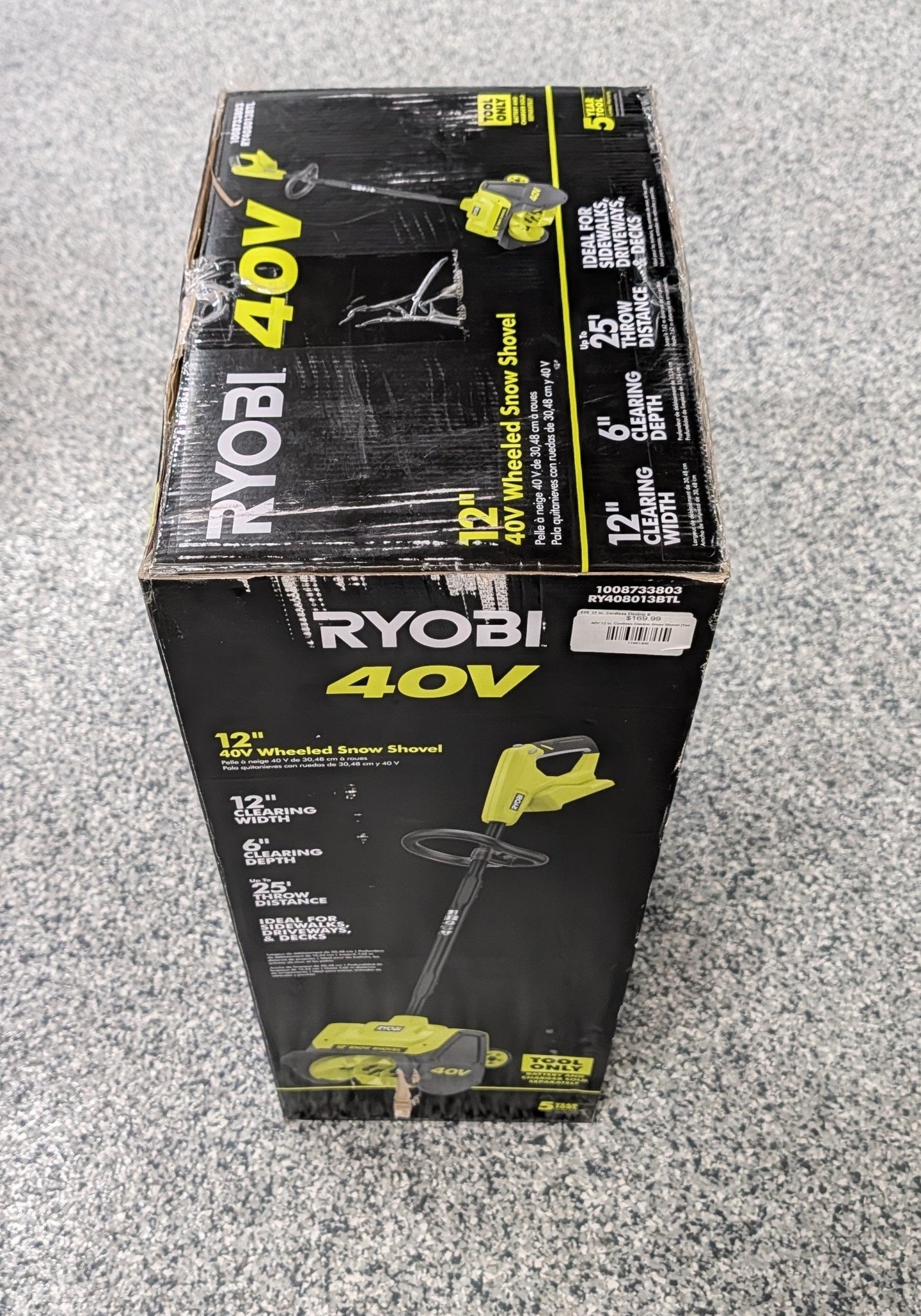 40V 12 in. Cordless Electric Snow Shovel (Tool Only) - Stu's Home Improvement Outlet