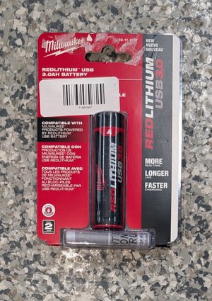 REDLITHIUM Lithium - Ion Rechargeable USB 3.0 AH Battery - Stu's Home Improvement Outlet