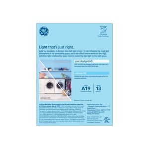 GE Refresh HD 60 - Watt EQ A19 Cool Daylight Medium Base (e - 26) Dimmable LED General Purpose Light Bulb (4 - Pack) - Stu's Home Improvement Outlet