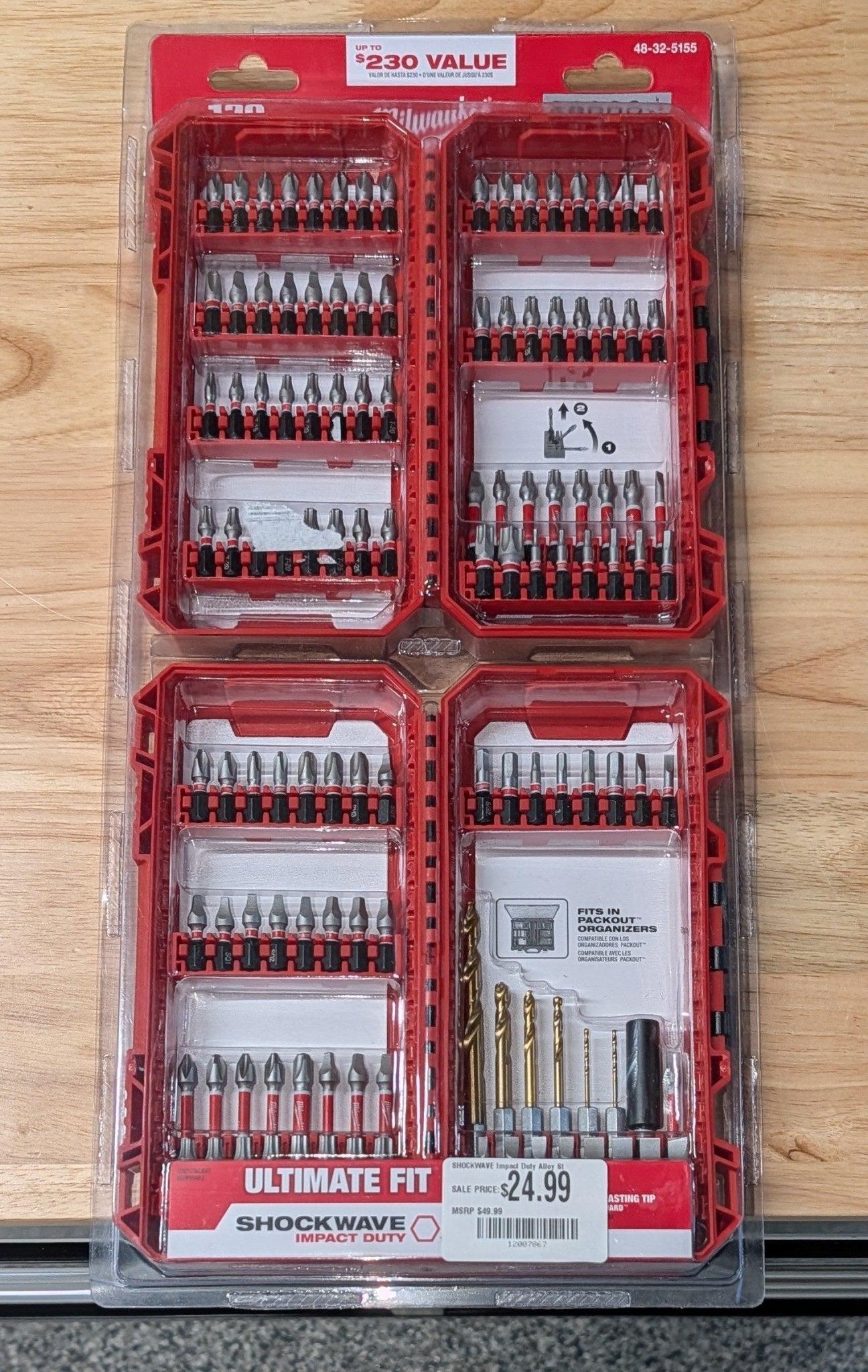 SHOCKWAVE Impact Duty Alloy Steel Screw Driver Bit Set (120 - Piece) - Stu's Home Improvement Outlet