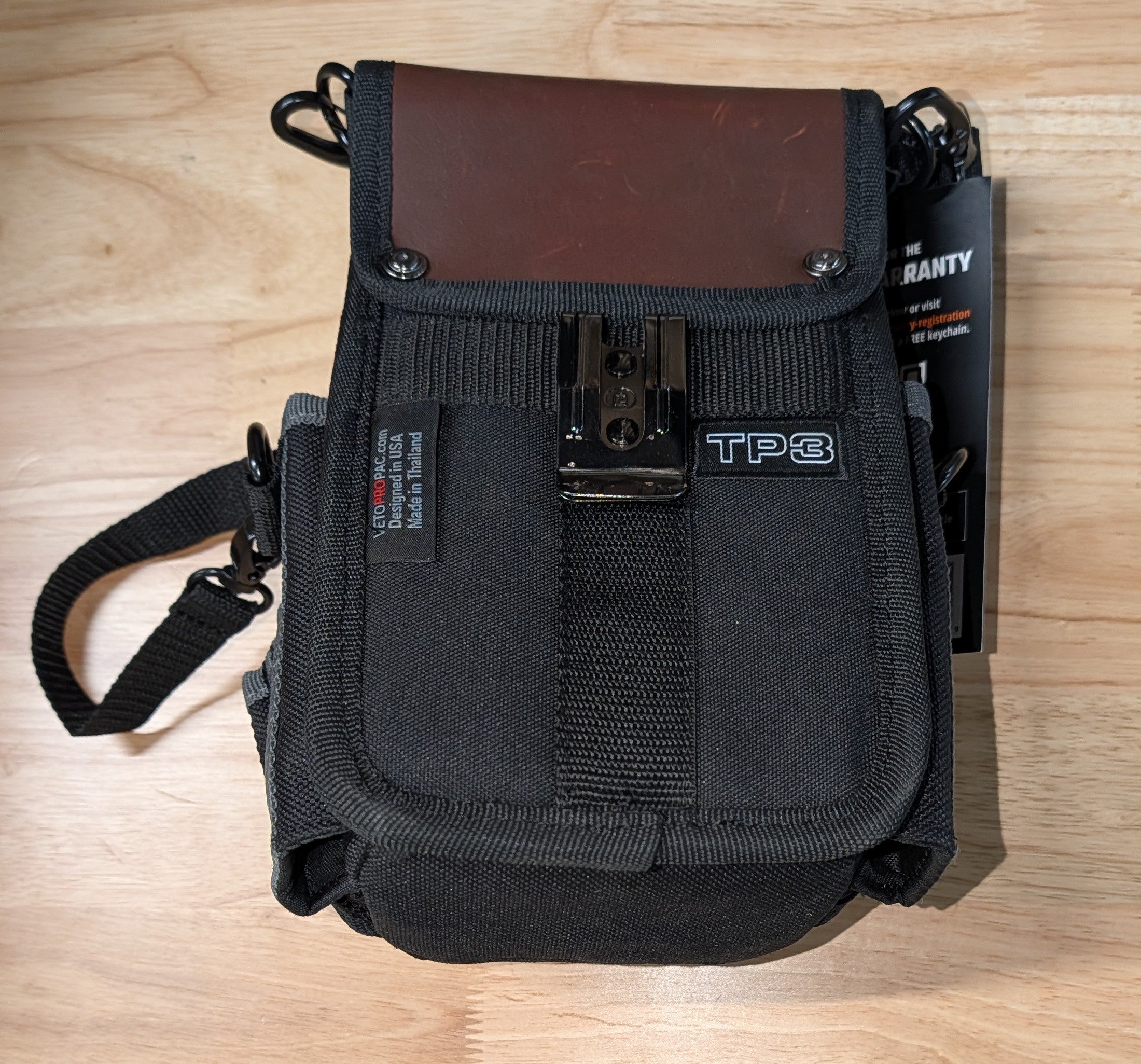 5.5 in. Small Original Nylon Tool Pouch with Pen;Knife;Pliers;Screwdriver;Wrench;Utility Knife Holder