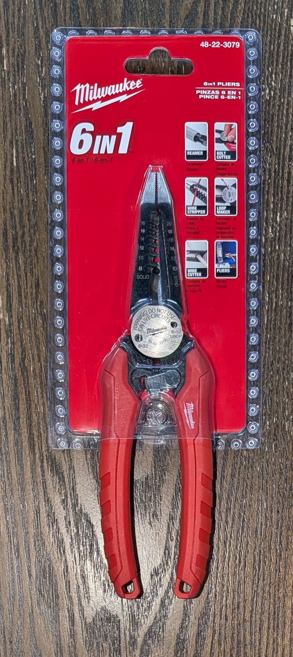 Milwaukee 7.75 in. Forged Alloy Steel 6-in-1 Combination Pliers