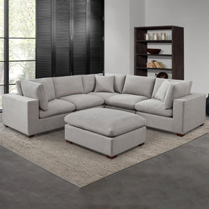 Thomasville Lowell 6 - piece Fabric Modular Sectional - Stu's Home Improvement Outlet