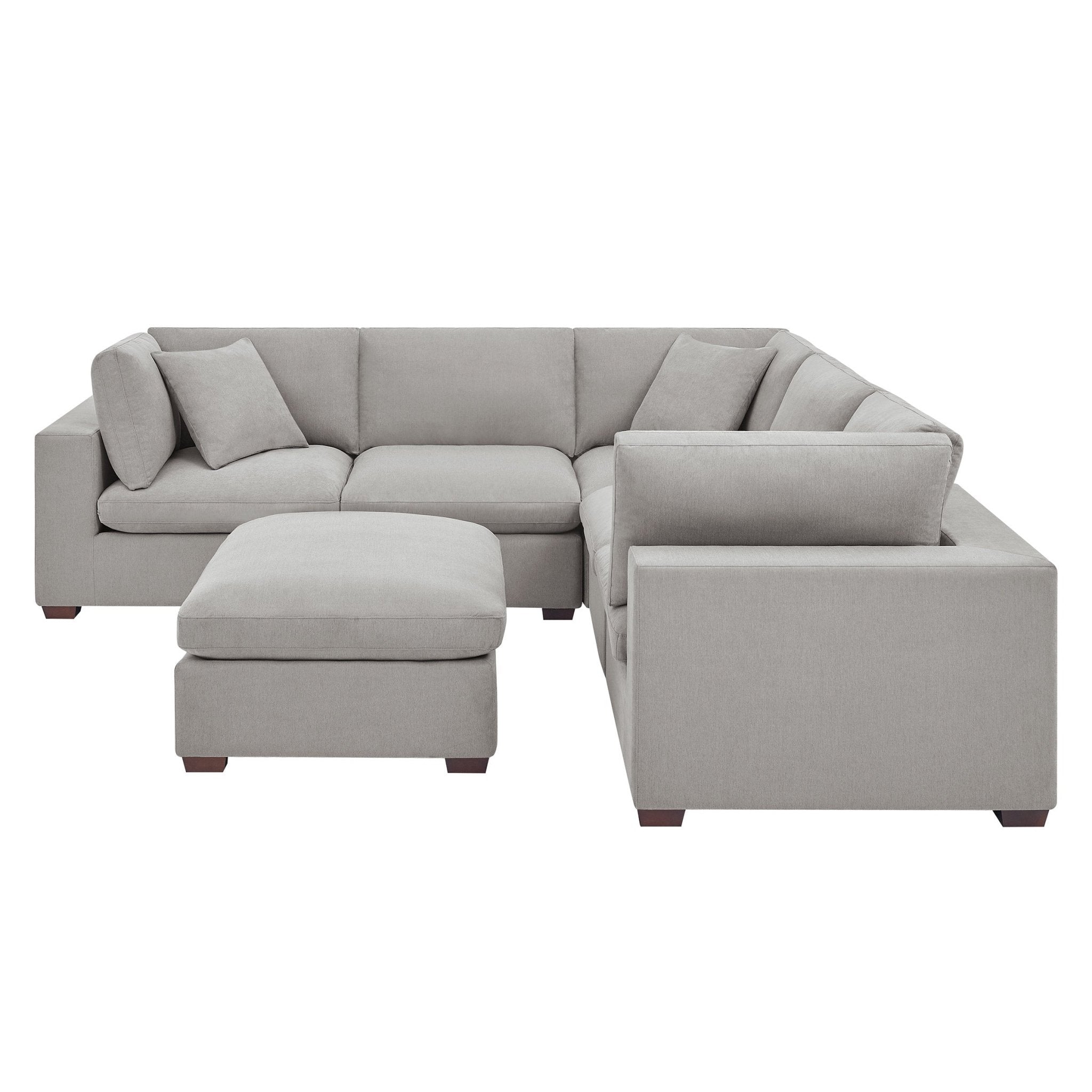 Thomasville Lowell 6 - piece Fabric Modular Sectional - Stu's Home Improvement Outlet