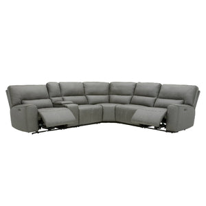 Sweeney Fabric Power Reclining Sectional with Power Headrests - Stu's Home Improvement Outlet