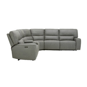 Sweeney Fabric Power Reclining Sectional with Power Headrests - Stu's Home Improvement Outlet