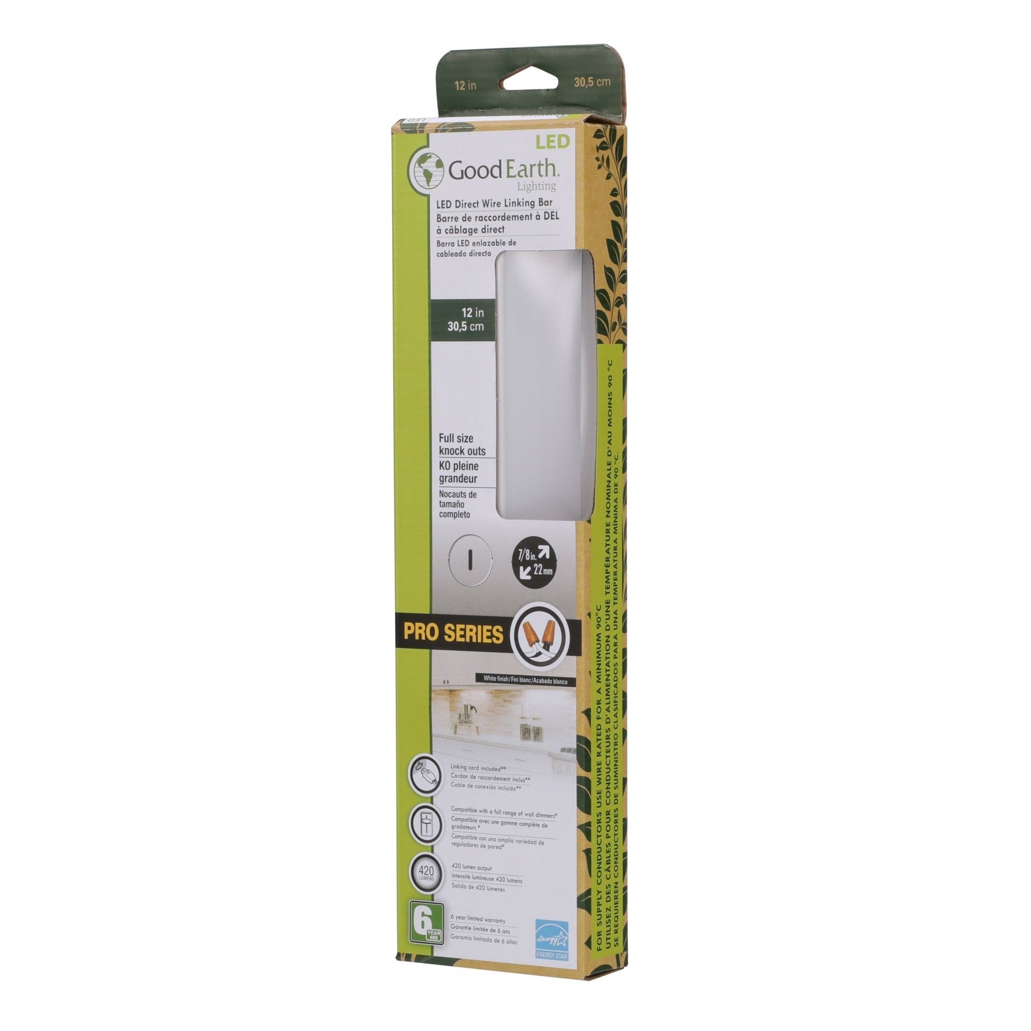 Good Earth Lighting PRO SERIES 12 - in Hardwired LED Under Cabinet Light Bar Light - Stu's Home Improvement Outlet