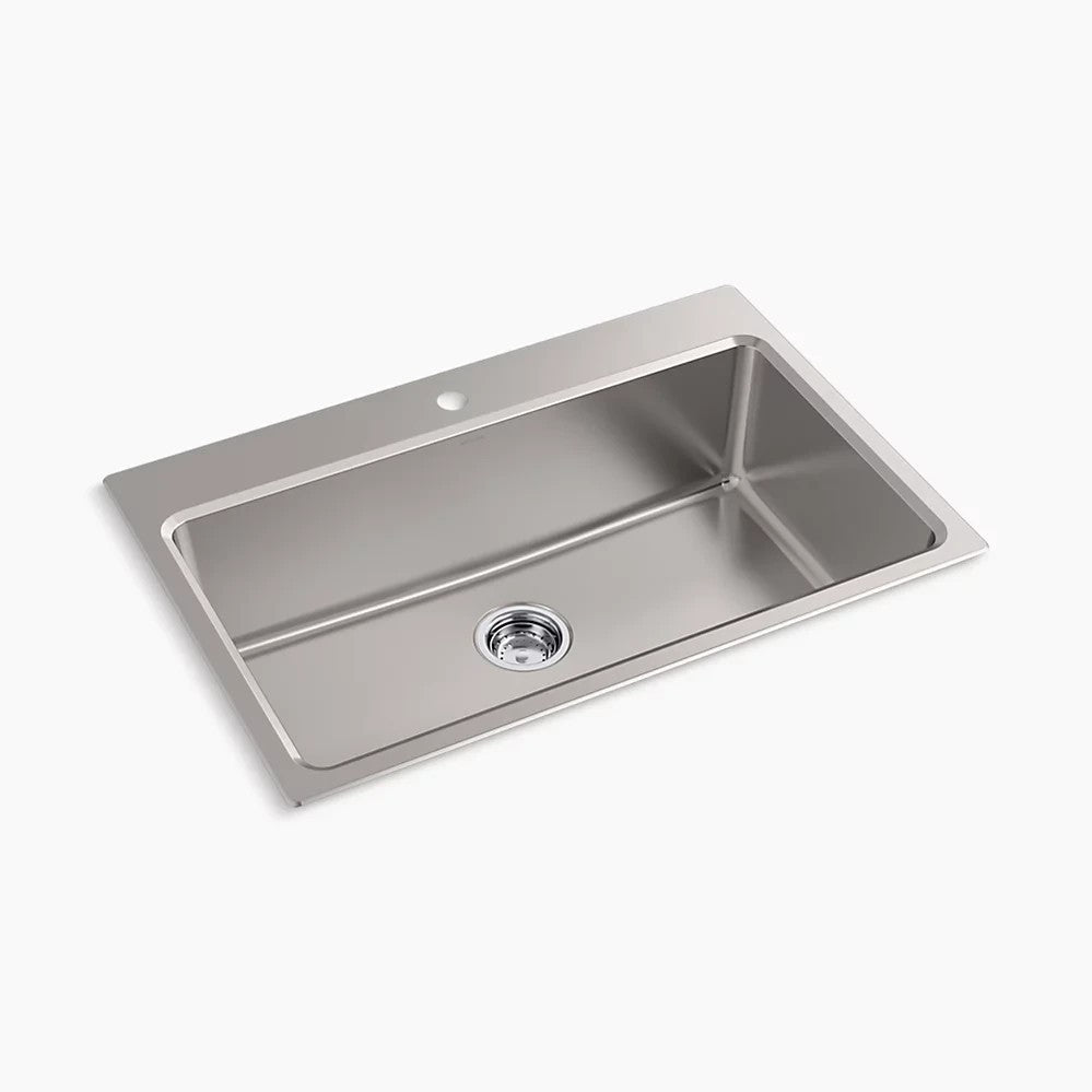 Kohler Provo 33" Dual Mount Single - bowl Workstation Kitchen Sink Kit (AS - IS) - Stu's Home Improvement Outlet