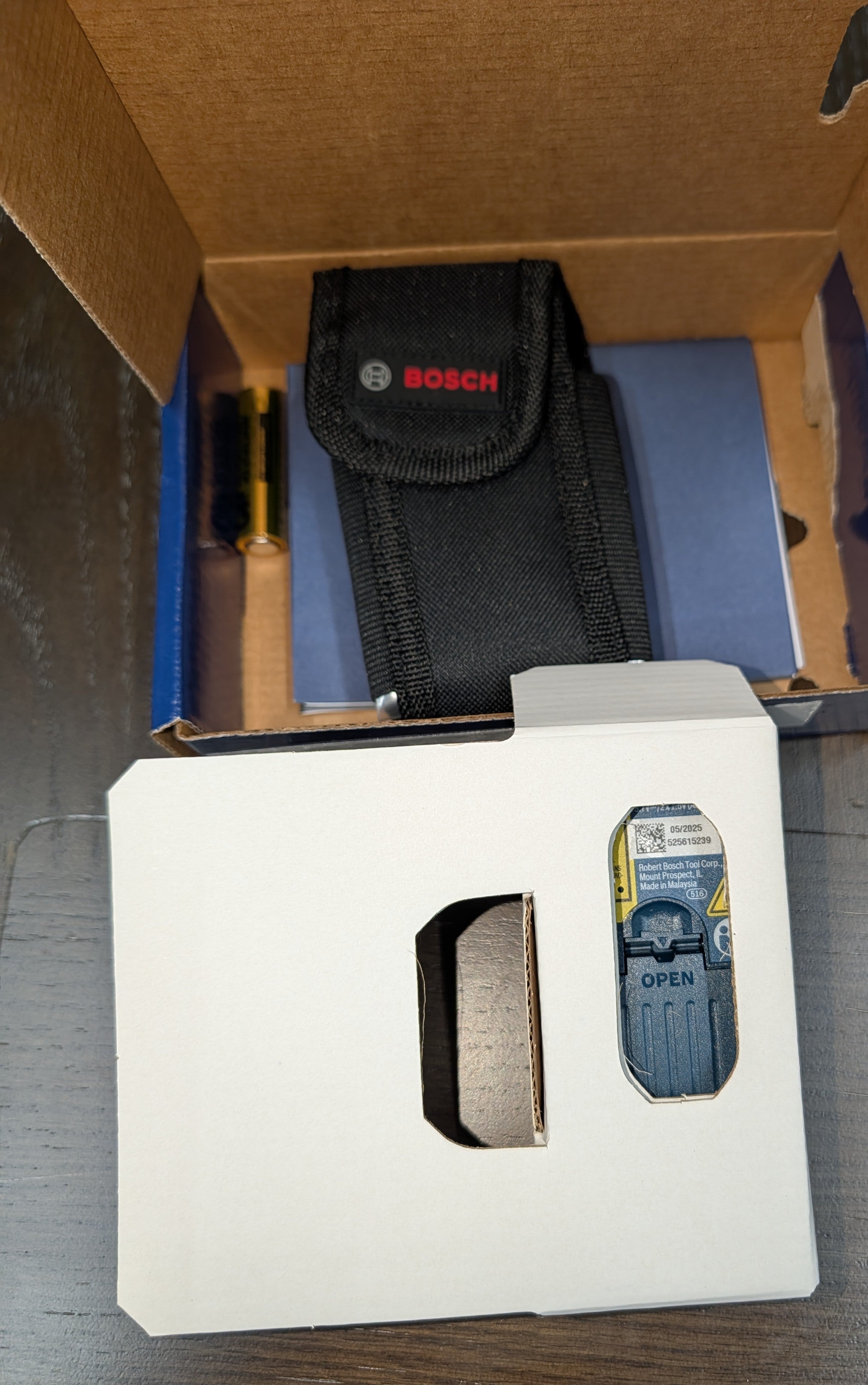 Bosch 2.1 in. L X 1.2 in. W Laser Measure 165 ft. Black/Blue 1 pc