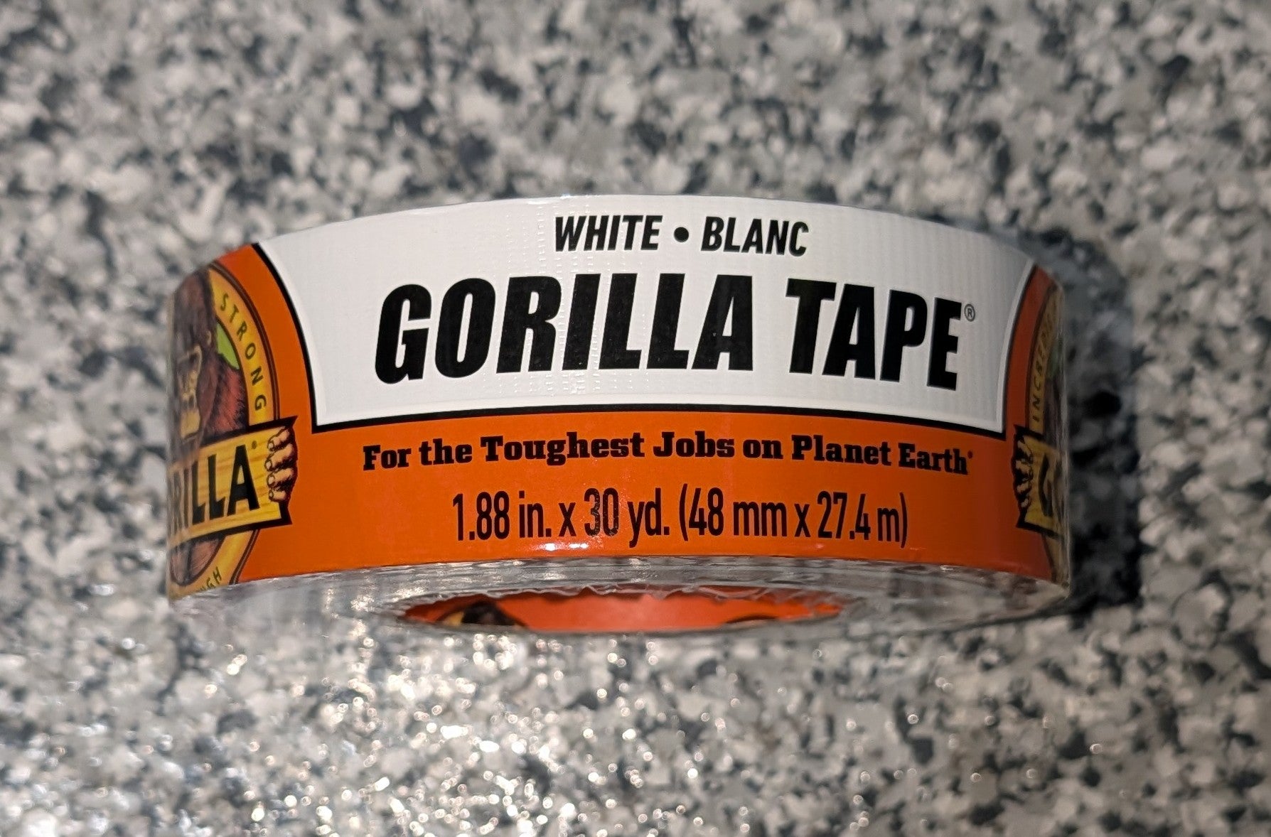 Gorilla 1.88 in. W X 30 yd L White Duct Tape