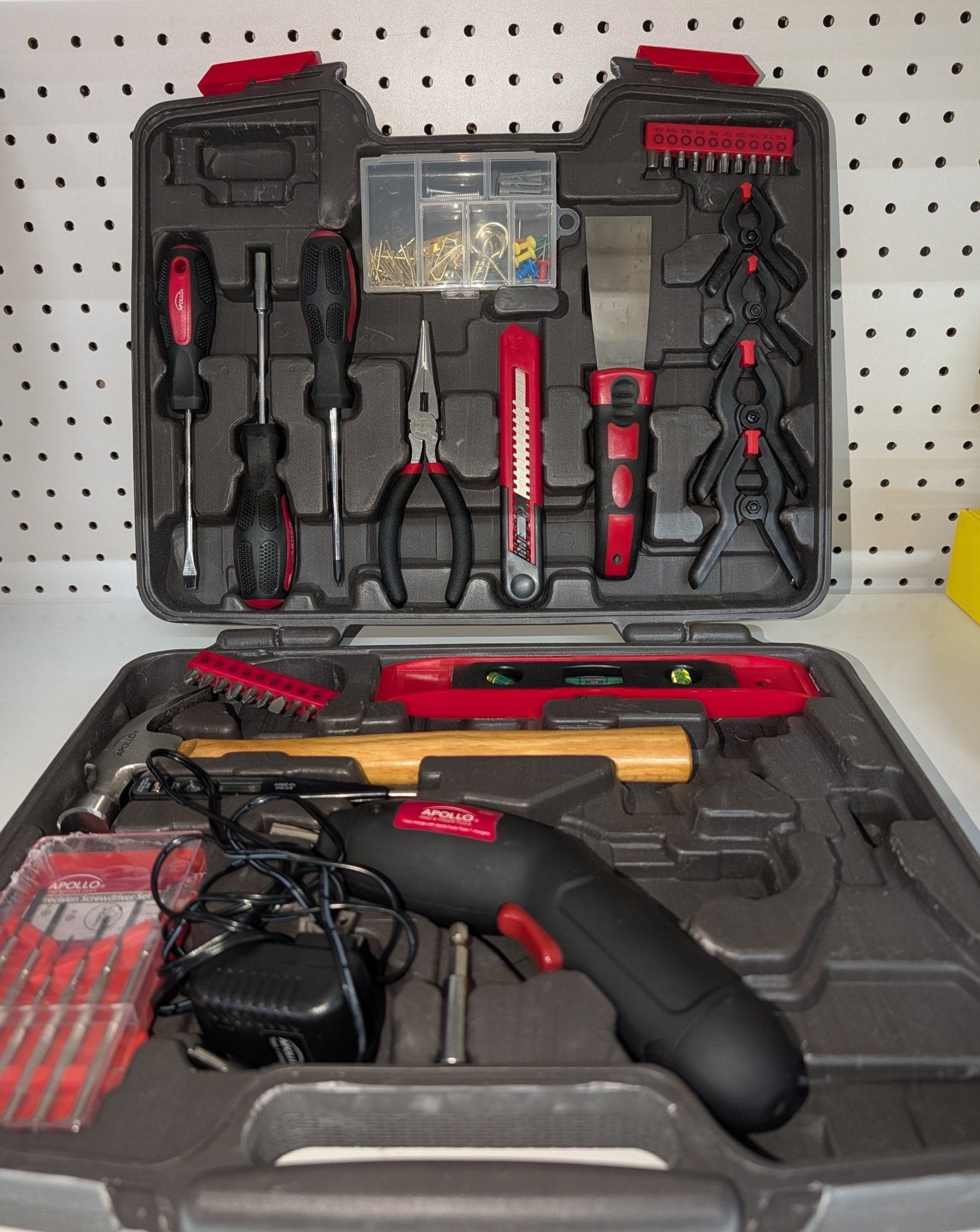Home Tool Kit with 4.8 - Volt Cordless Screwdriver (144 - Piece) - Stu's Home Improvement Outlet