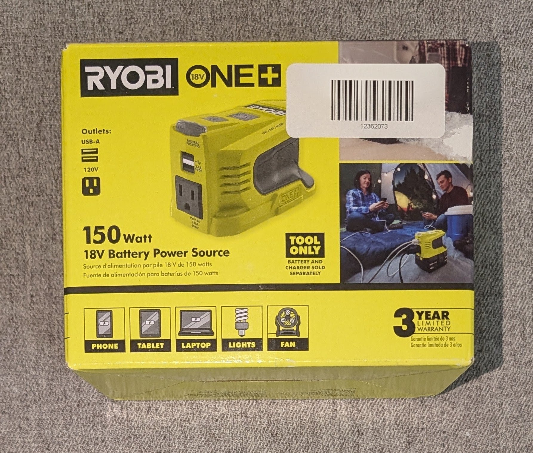 18V ONE+ 150 - Watt Portable Battery Inverter Power Sources (Tool Only) - Stu's Home Improvement Outlet