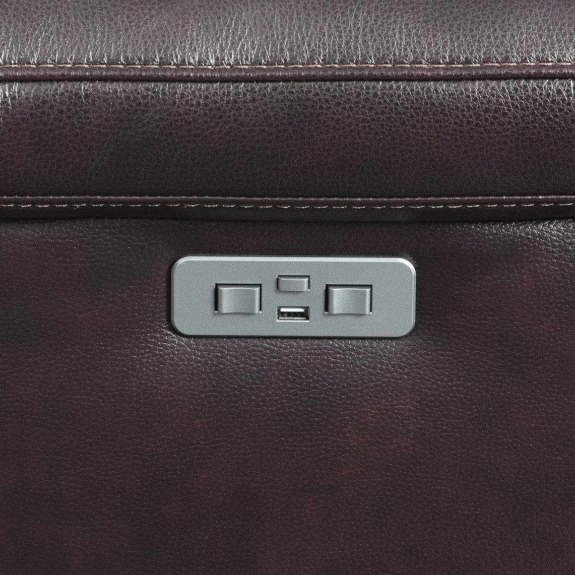 Ridgewin Leather Power Reclining Sofa