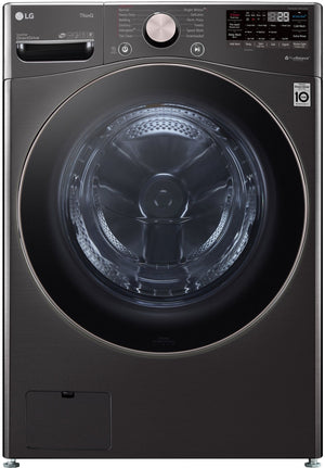 LG TurboWash 360 4.5 - cu ft High Efficiency Stackable Steam Cycle Smart Front - Load Washer (Black Steel) ENERGY STAR (WM4000HBA) - Stu's Home Improvement Outlet