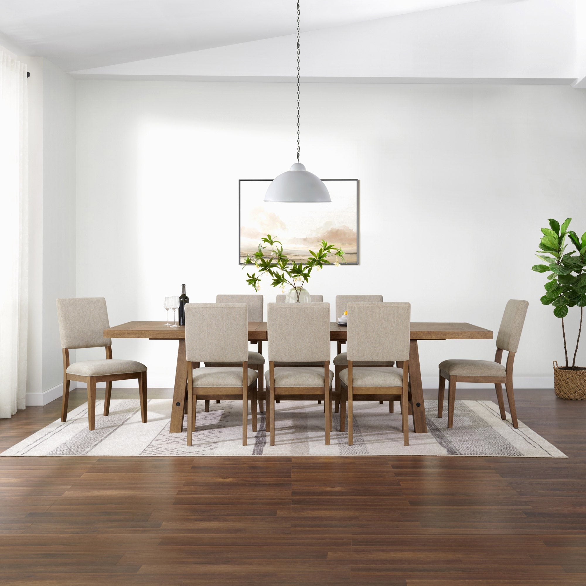 9-piece Dining Table Set
