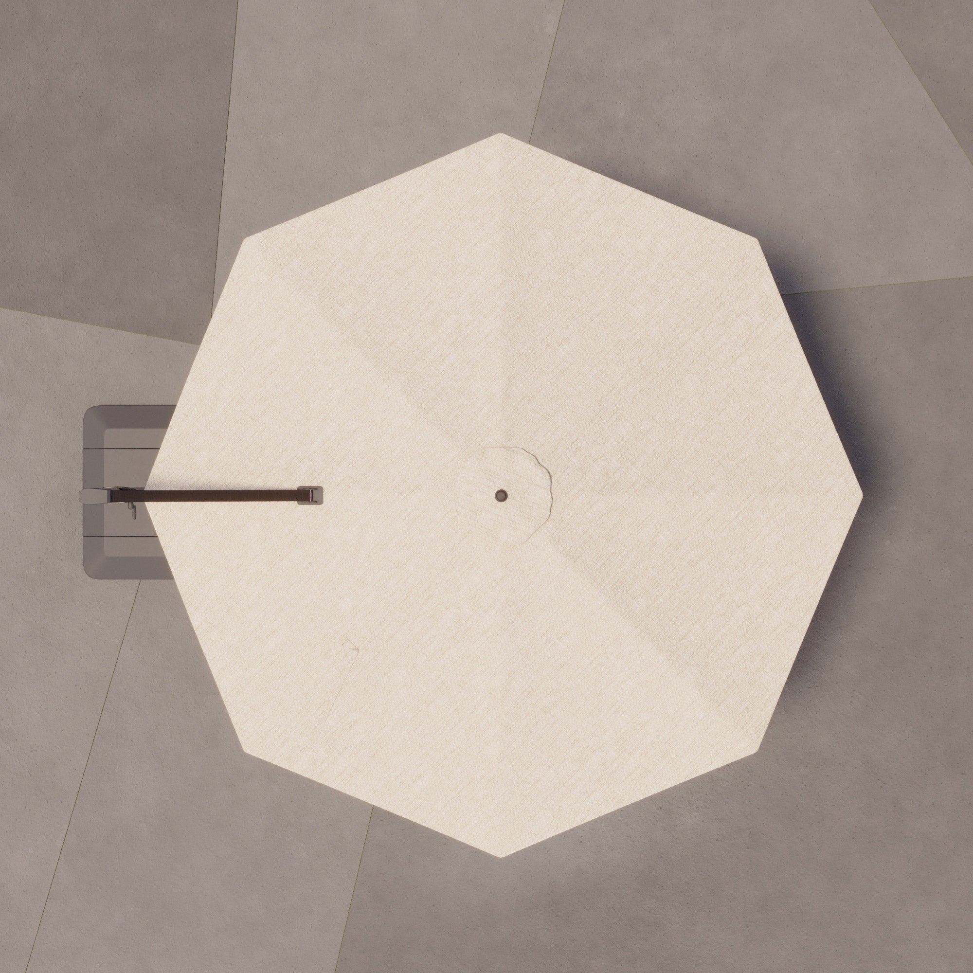 Seasons Sentry 13 ft. Round Woodgrain Aluminum Cantilever Umbrella