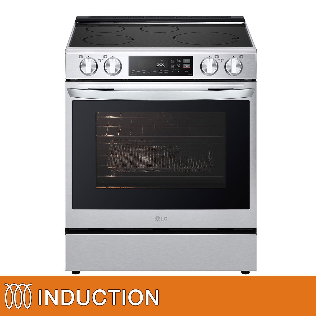 LG 6.3 cu. ft. Smart Induction Slide-in Range with Air Fry and ProBake Convection