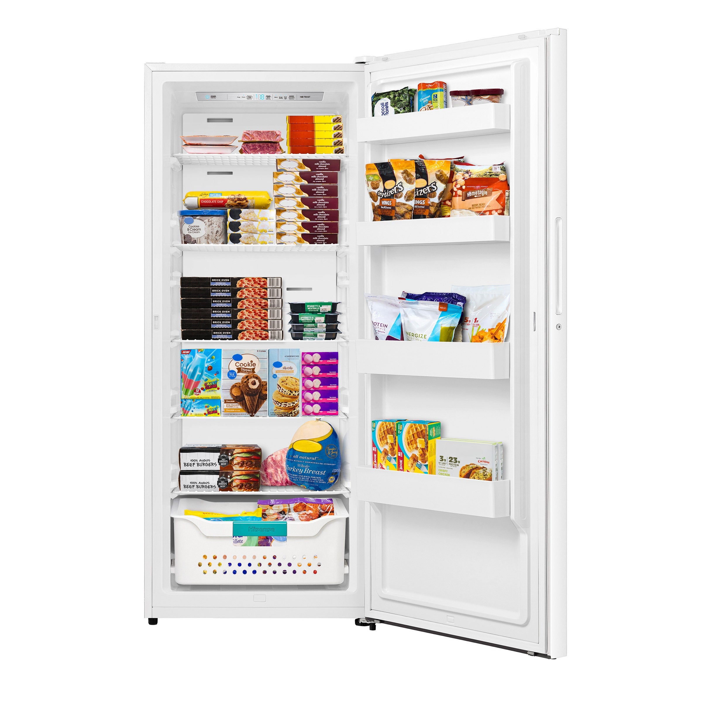 Hisense 13.6 cu. ft. Garage Ready Frost Free Convertible Upright Freezer