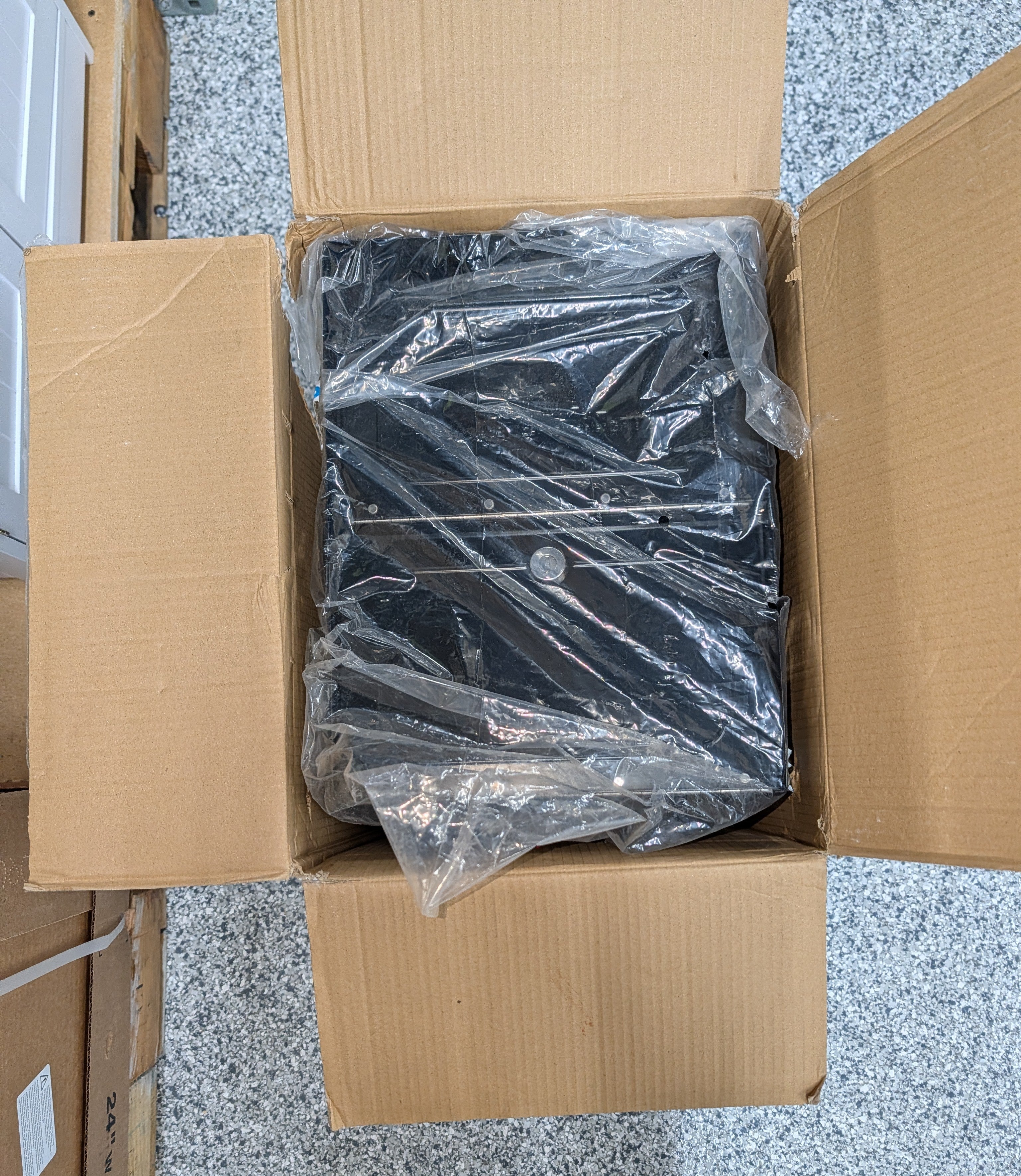 Oasis Classic Black, Extra Large, Steel, Locking, Post Mount Parcel Mailbox with High Security Reinforced Lock