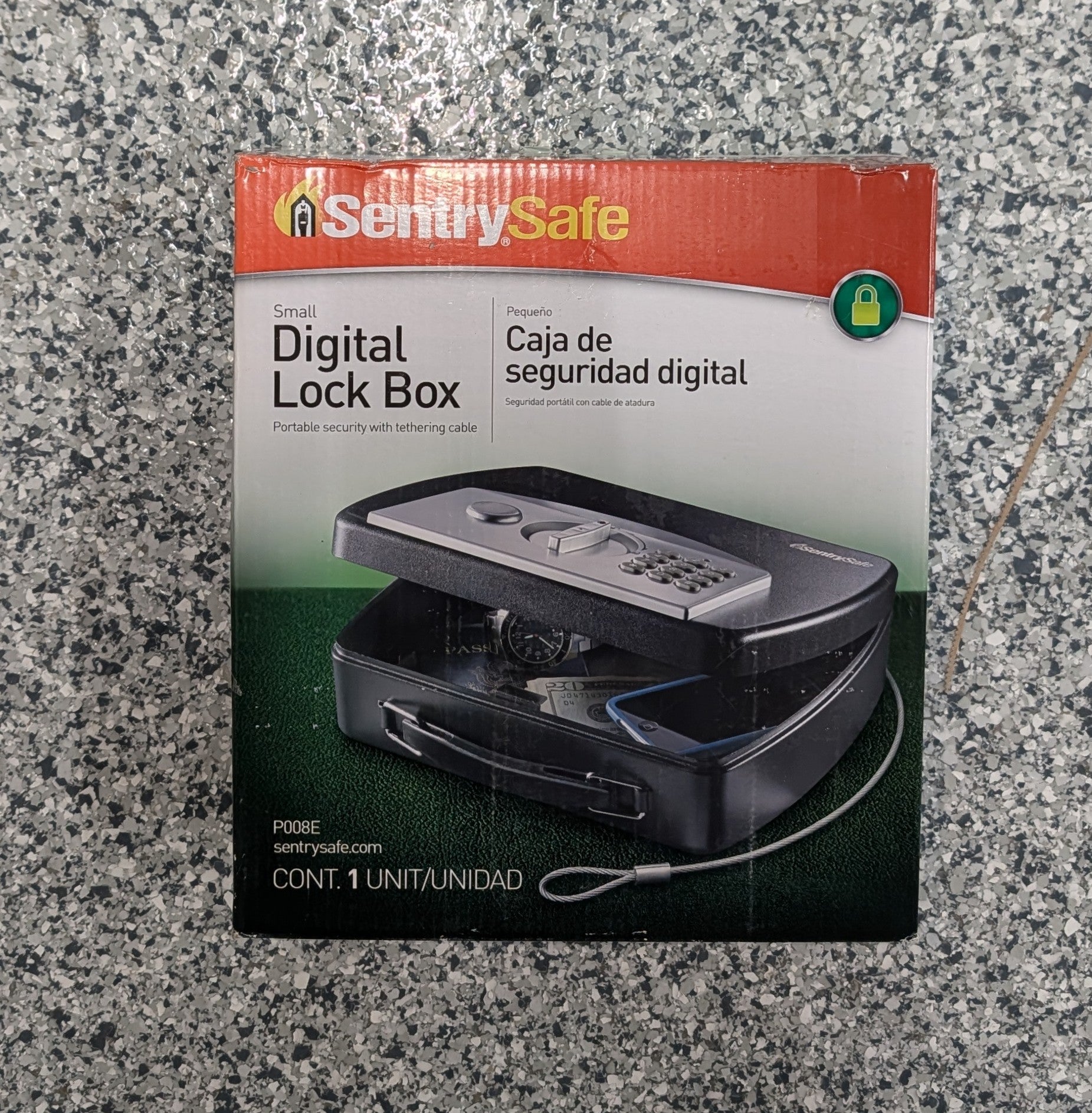 0.08 cu. ft. Portable Safe Box with Digital Lock