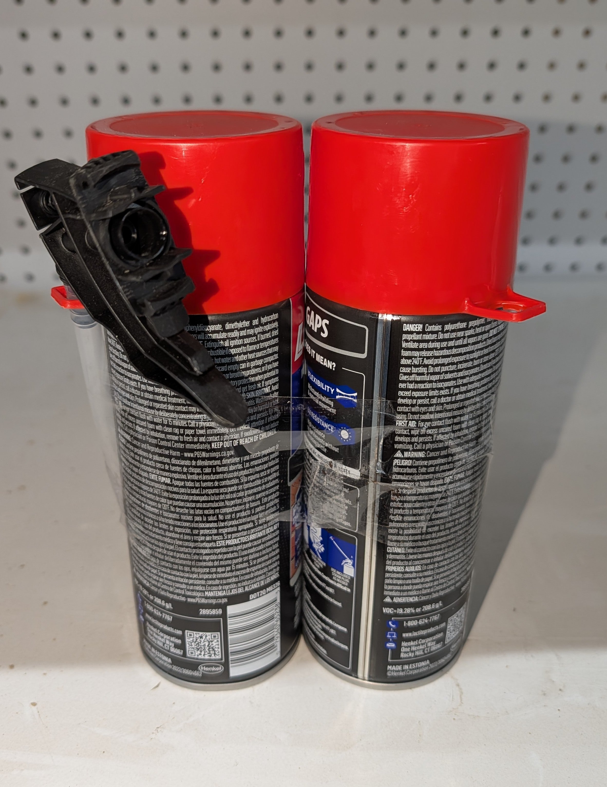 TITE FOAM Big Gaps Spray Foam, Bright White,  (2)12 oz. Can, Insulating Spray Foam Sealant