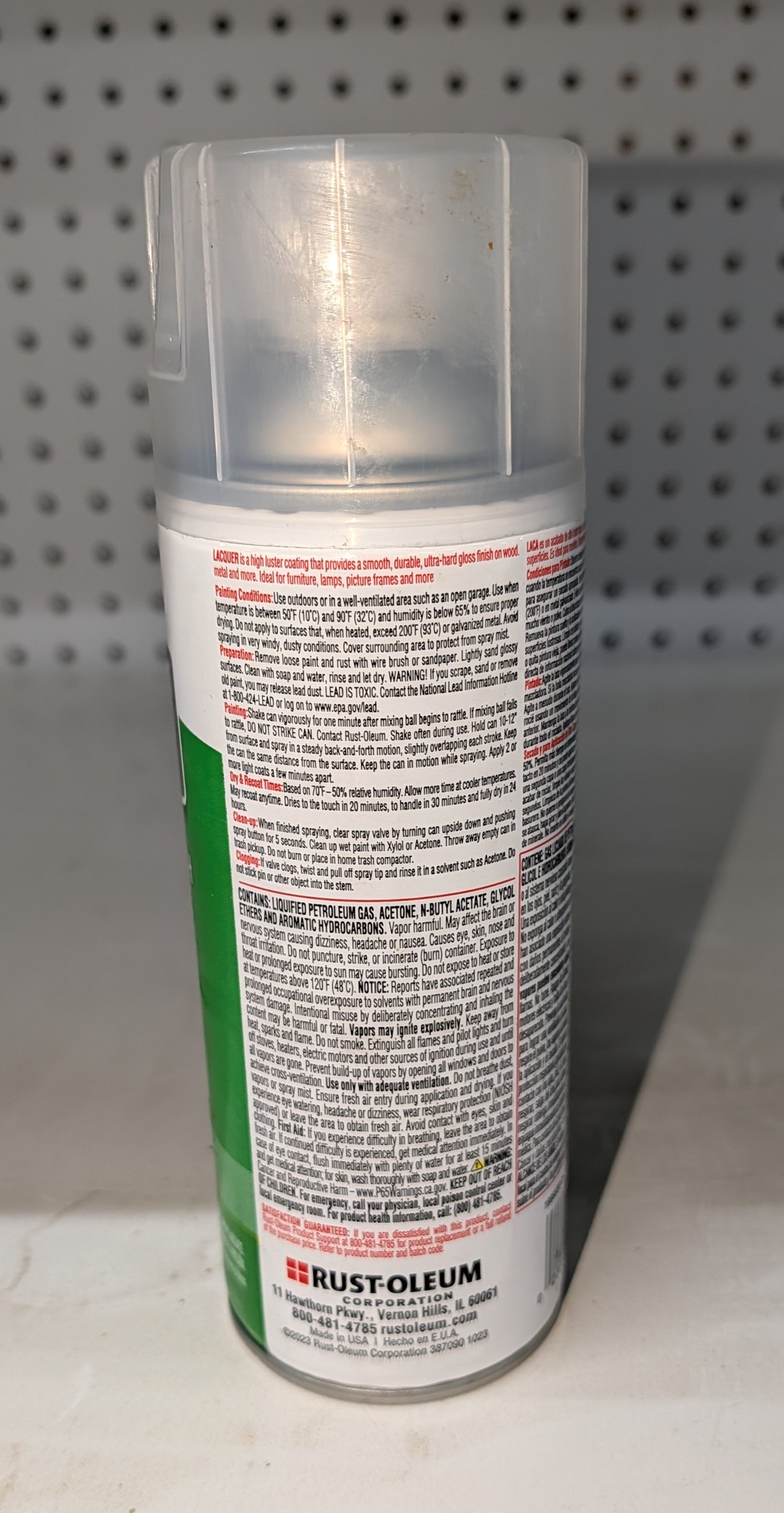 11 oz. Gloss Clear Lacquer Spray Paint