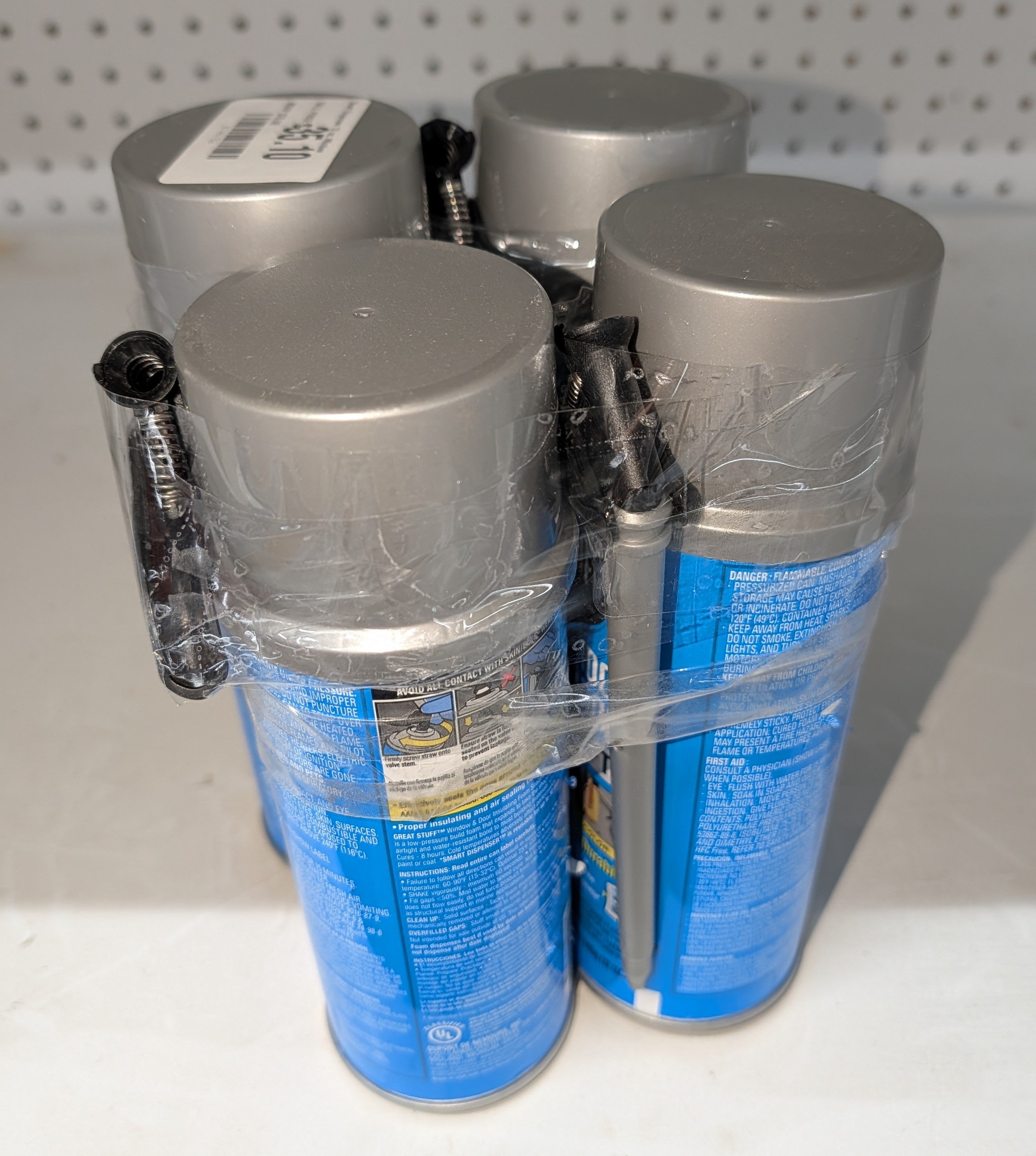 Smart Dispenser 12 oz. Window and Door Insulating Spray Foam Sealant (4 Pack)