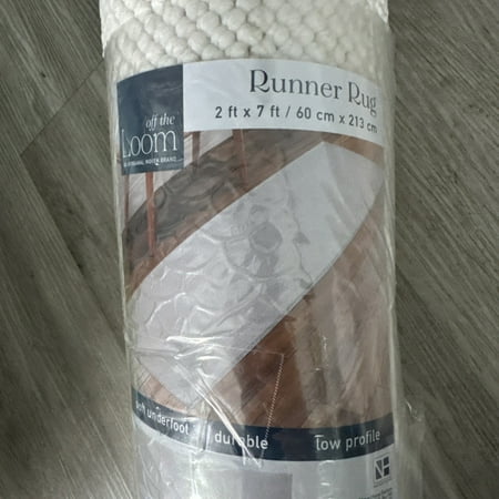 Off The Loom Runner Rug 2ft By 7ft Cream - Stu's Home Improvement Outlet