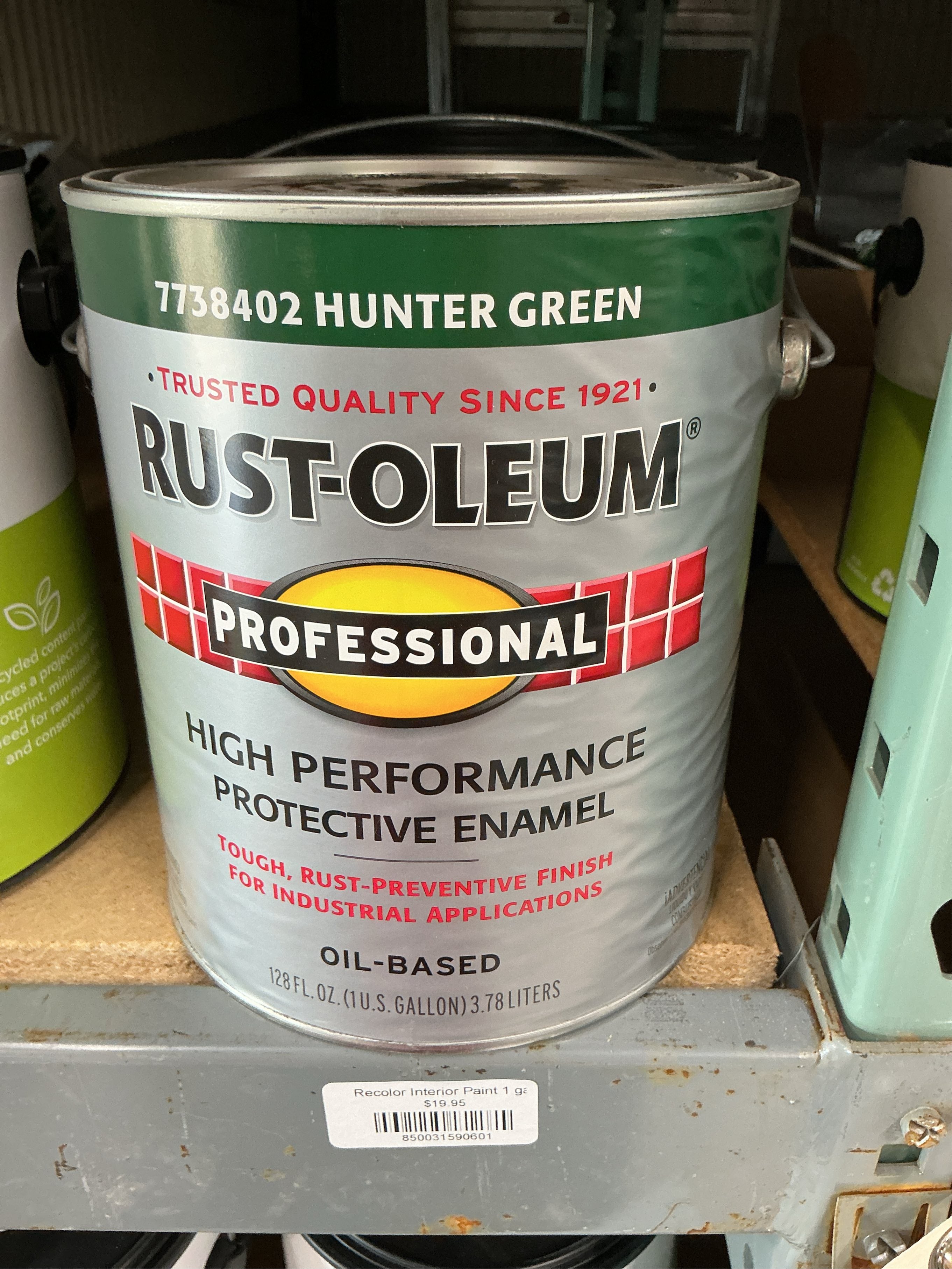 Rust oleum/ hunter green