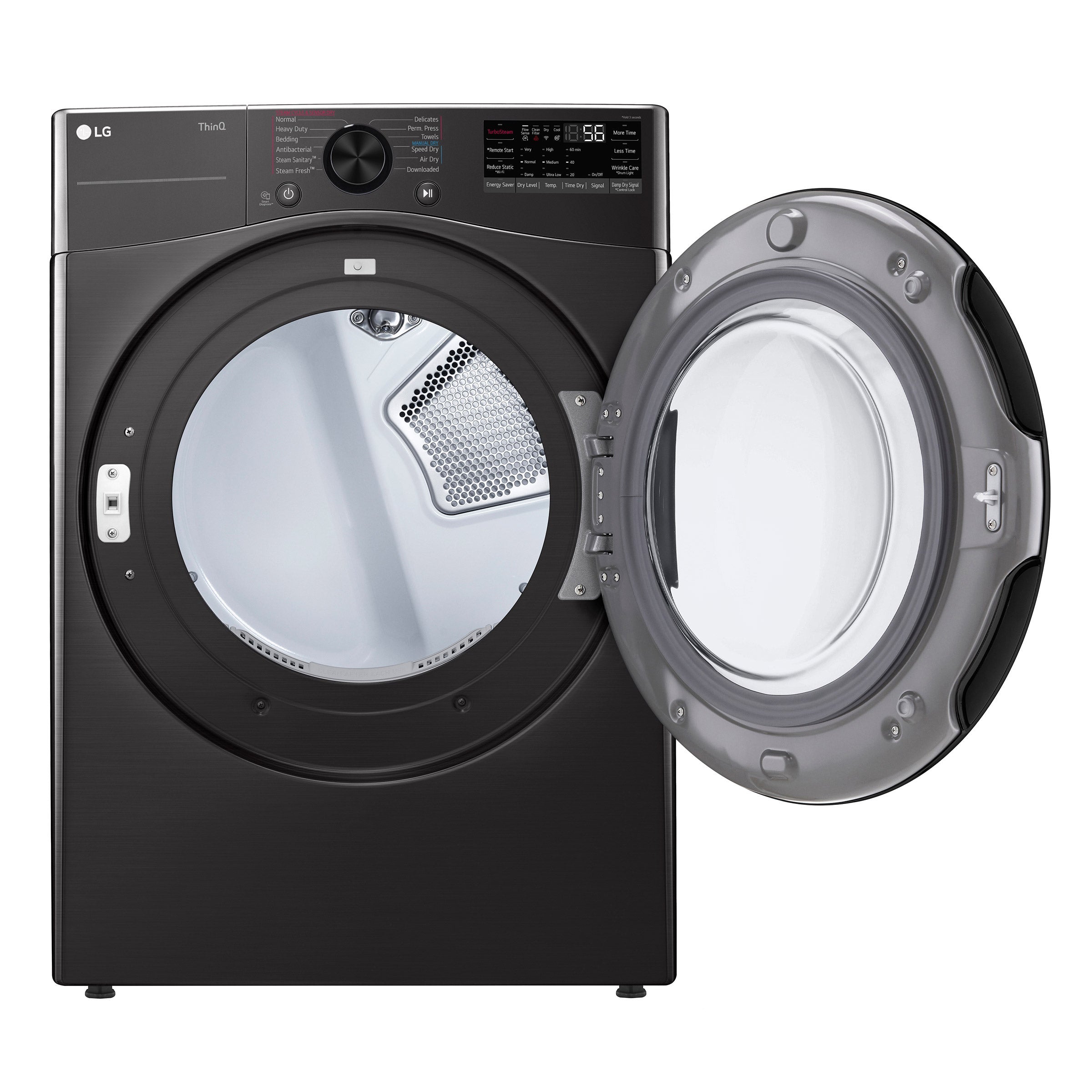 LG 7.4 cu. ft. Gas Dryer with TurboSteam and Built-In Intelligence